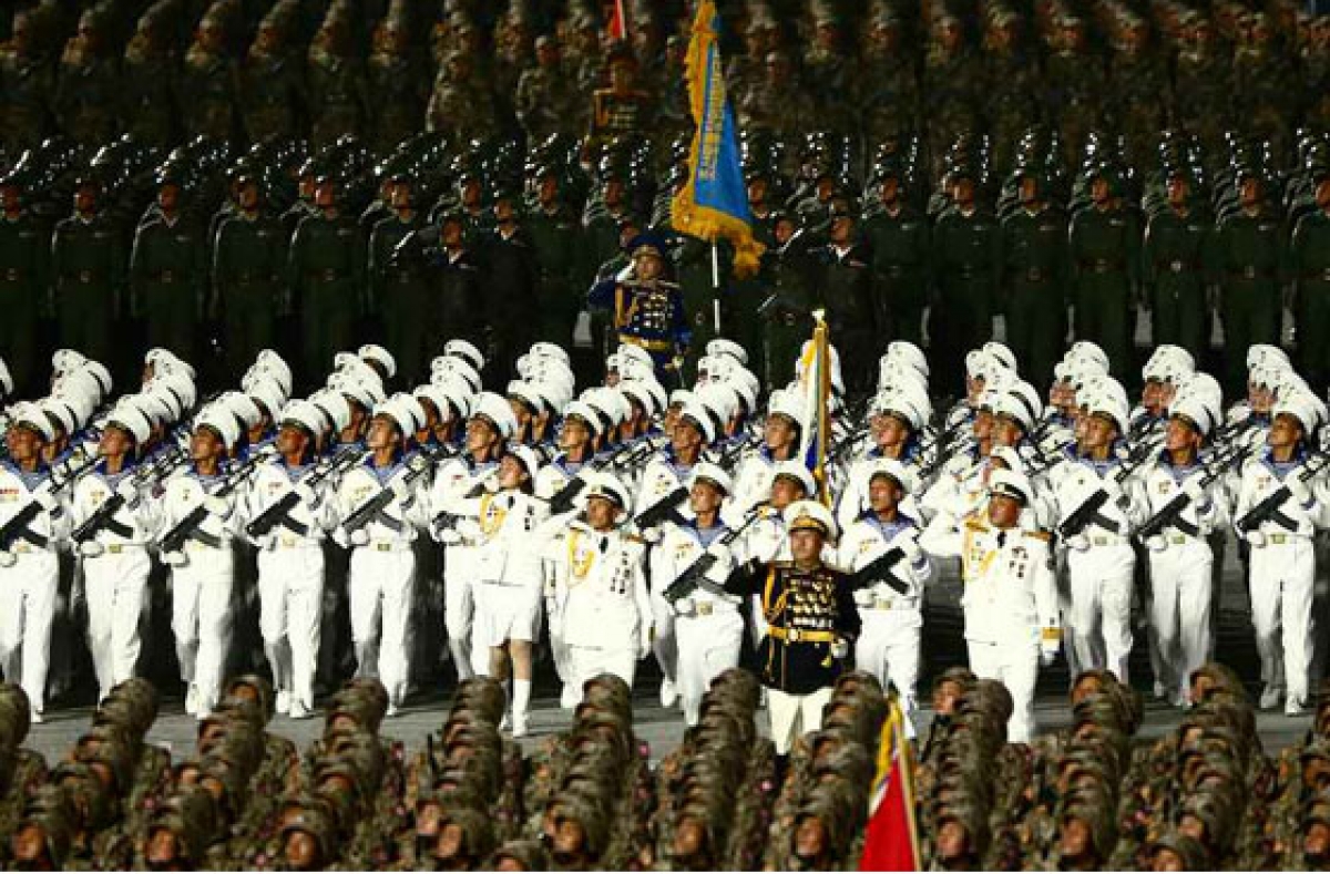 Lực lượng hải quân Triều Tiên. (Nguồn Rodong Sinmun)