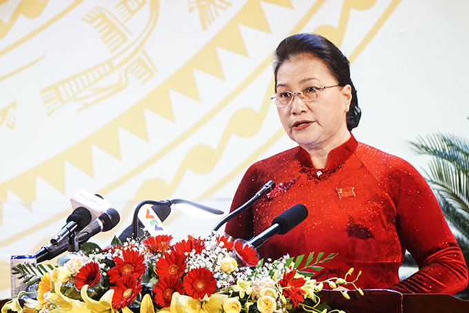 Toàn văn phát biểu của Ủy viên Bộ Chính trị, Chủ tịch Quốc hội Nguyễn Thị Kim Ngân tại Đại hội Đảng bộ tỉnh Khánh Hòa lần thứ XVIII