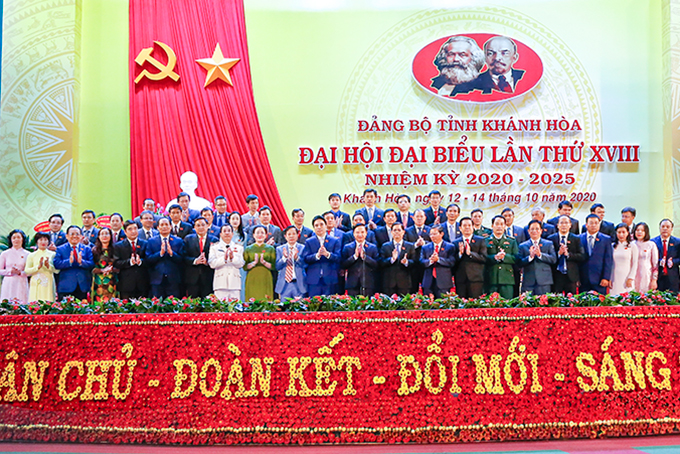 Ra mắt Ban Chấp hành Đảng bộ tỉnh Khánh Hòa nhiệm kỳ 2020-2025