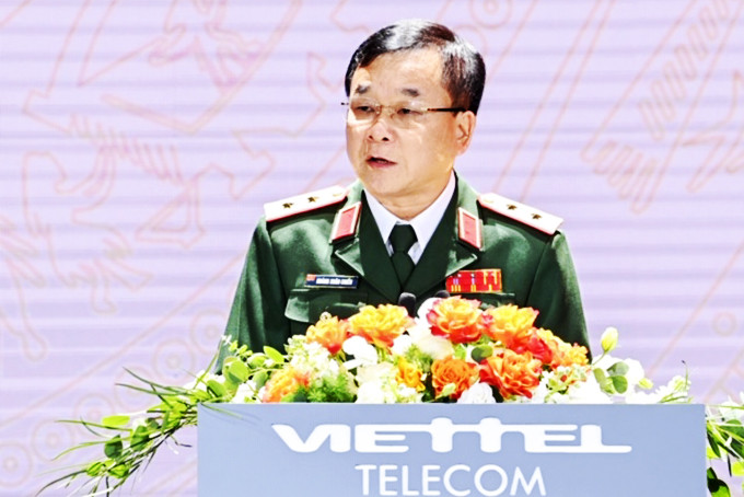 Trung tướng Hoàng Xuân Chiến phát biểu tại lễ kỷ niệm.
