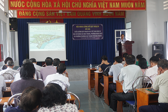 Công bố quy hoạch đồ án Điều chỉnh quy hoạch chi tiết Khu dân cư dọc bờ sông Cái Nha Trang