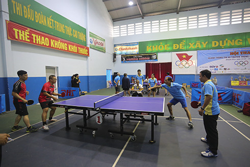 … and table-tennis 
