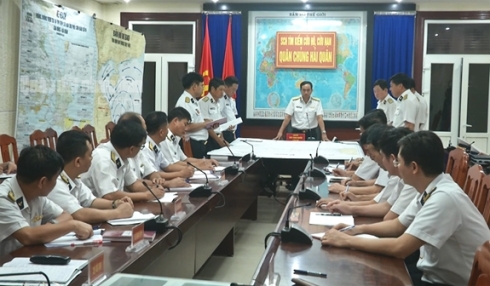Quân chủng Hải quân thành lập Sở Chỉ huy cứu hộ, cứu nạn 3 tàu cá Bình Định