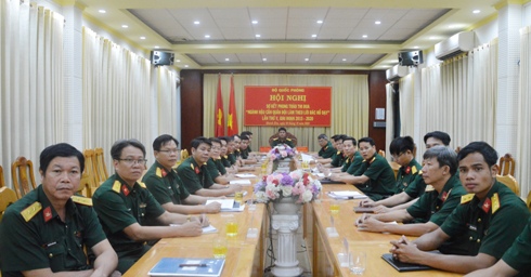 Hội nghị trực tuyến toàn quân sơ kết phong trào thi đua ngành Hậu cần làm theo lời Bác