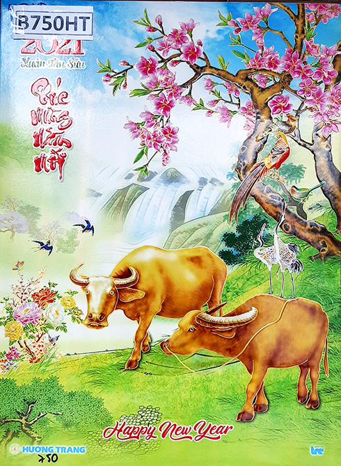 Một số mẫu lịch năm 2021. 