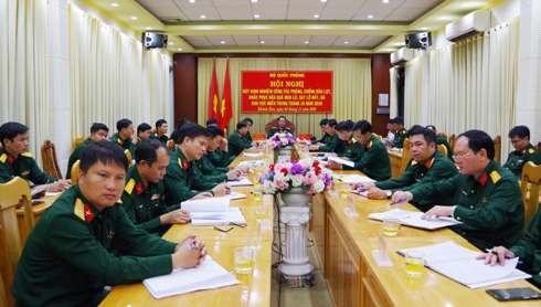 Hội nghị trực tuyến toàn quân rút kinh nghiệm công tác phòng chống, khắc phục hậu quả thiên tai