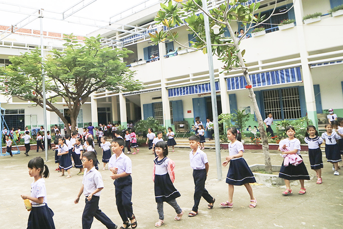 Trường Tiểu học Phước Long 1: Dự kiến ngày 16-11 tổ chức bán trú trở lại