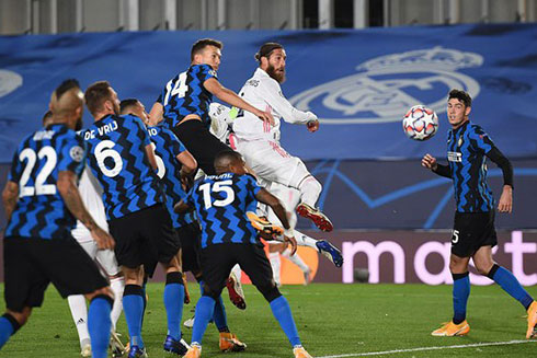Sau 3 vòng đấu, Real Madrid và Inter Milan bất ngờ xếp ở cuối bảng B Champions League 2020-2021.