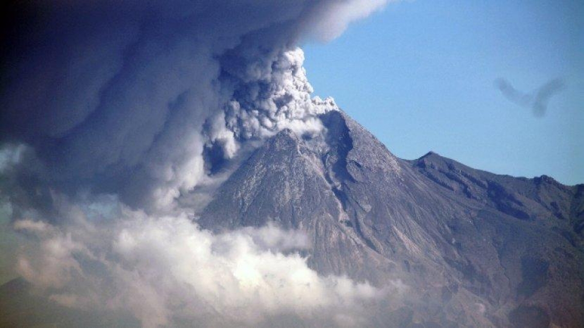 Tình trạng khẩn cấp do phun trào núi lửa Merapi. (Nguồn: tribunnews)