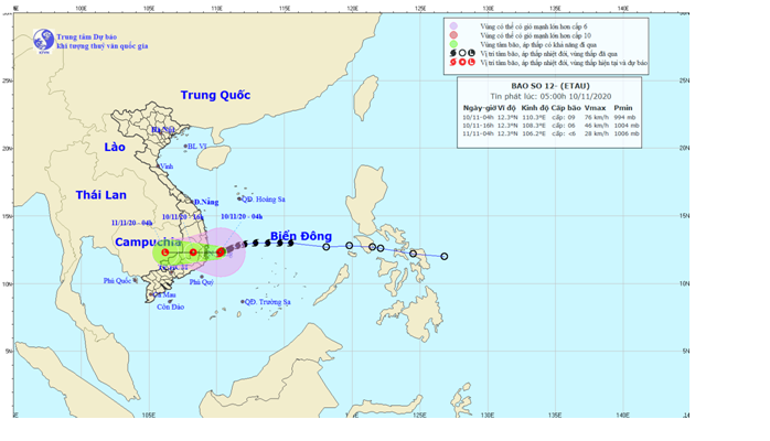 Mưa lớn khu vực phía bắc và giữa tỉnh Khánh Hòa