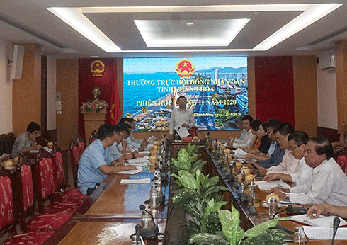Phiên họp Thường trực HĐND tỉnh Khánh Hòa tháng 11-2020