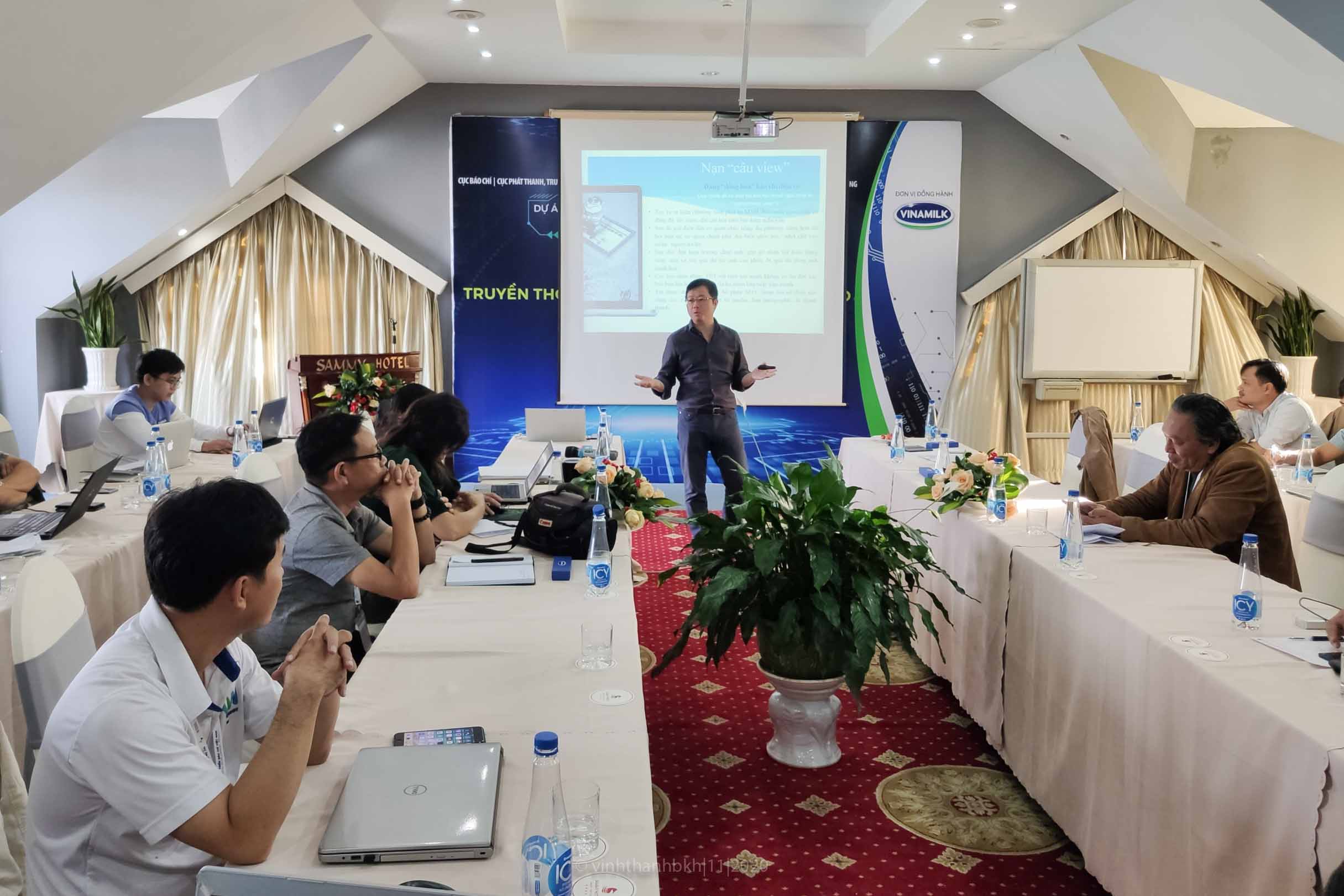 Tập huấn nghiệp vụ cho phóng viên khu vực phía nam, miền Trung - Tây Nguyên