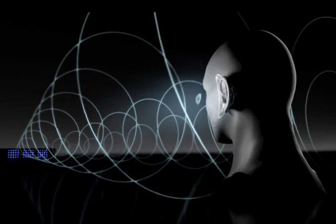 Thiết bị truyền âm thanh dưới dạng các bong bóng hướng tới vị trí tai người nhận