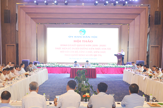 Tổng kết 3 năm thực hiện Đề án bồi dưỡng kiến thức dân tộc đối với cán bộ, công chức, viên chức