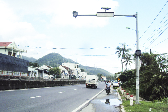 Đèn cảnh báo về giao thông không hoạt động