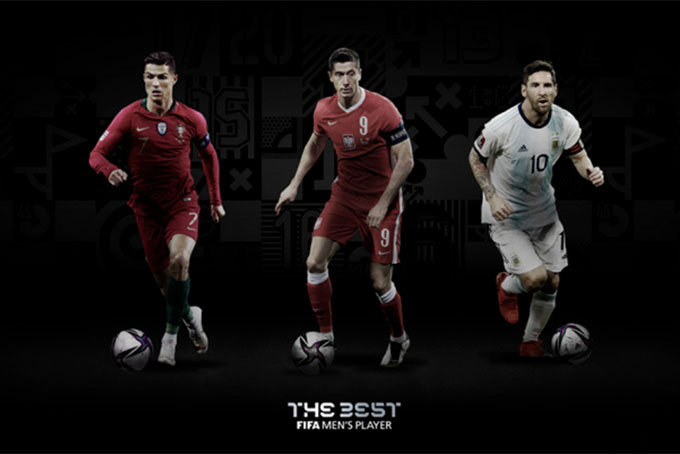 Ronaldo, Messi vào top 3 FIFA The Best