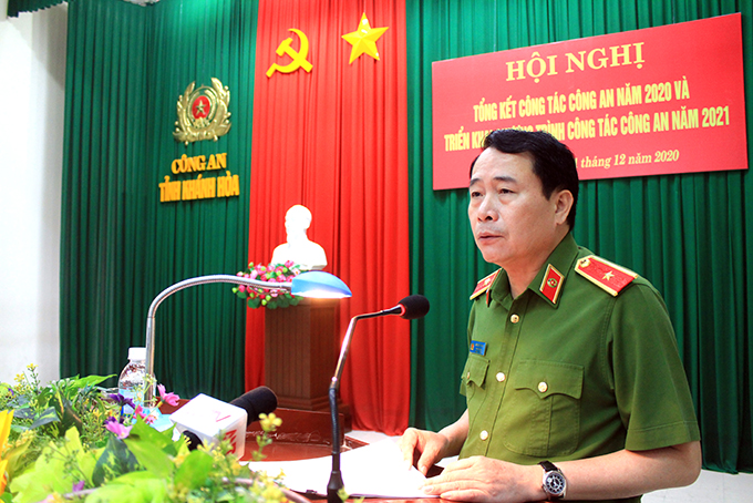 Công an Khánh Hòa triển khai công tác công an năm 2021