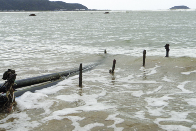 "Chông" trên bãi biển