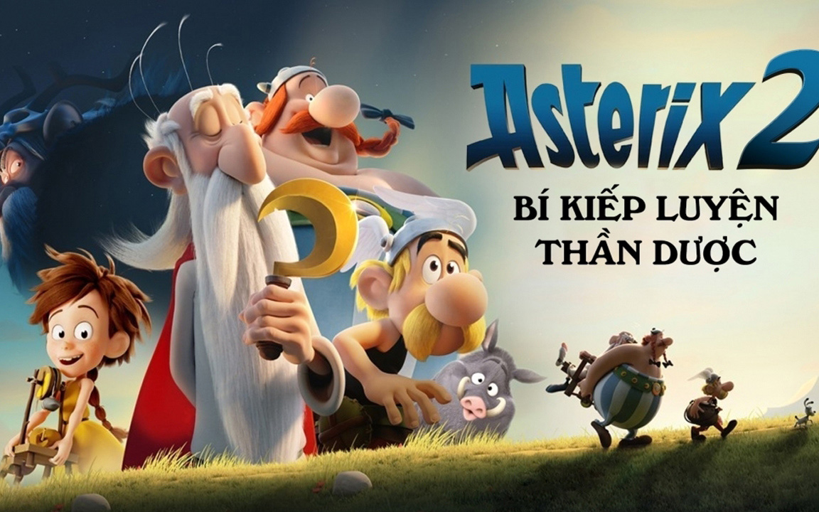 Poster phim  "Asterix và bí kíp luyện thần dược ".