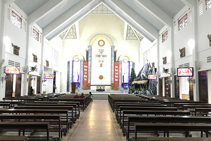 Religious services will be held inside churches