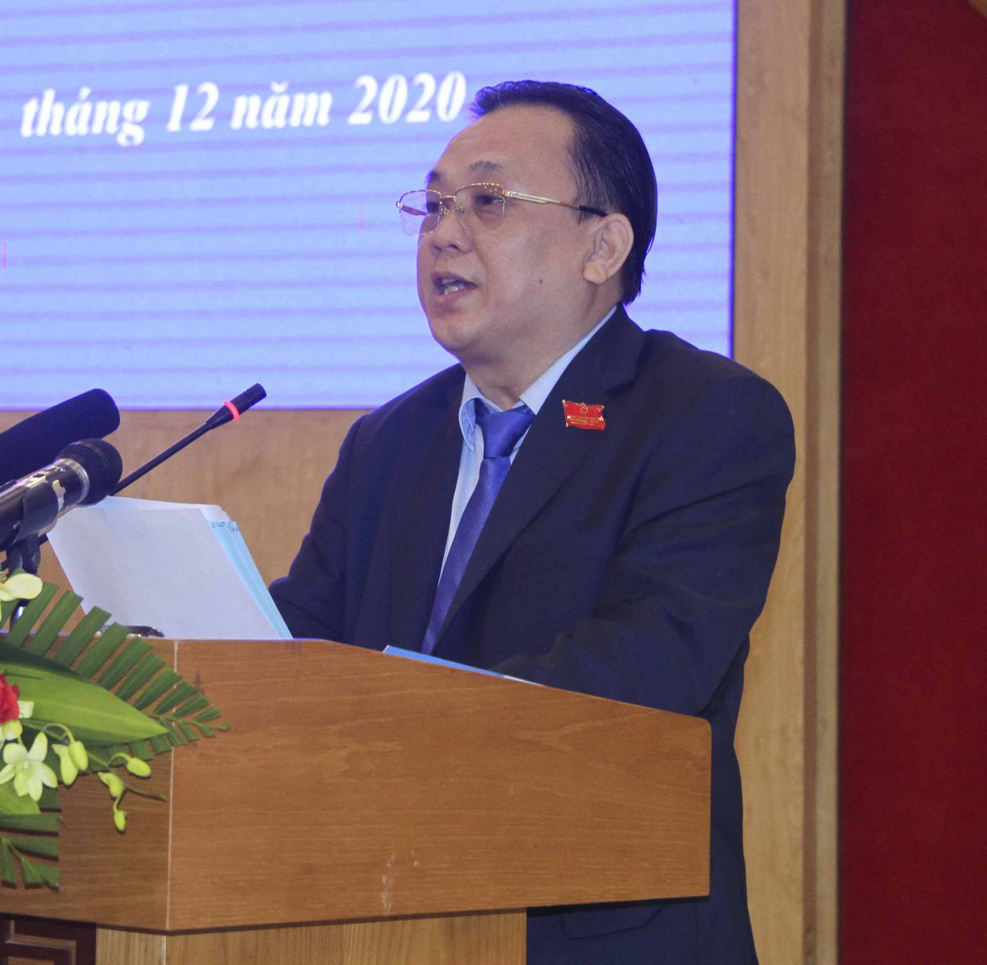 <p style= &quot;text-align: justify; &quot;>Ông Lê Hữu Hoàng - Phó Chủ tịch UBND tỉnh phát biểu tại hội nghị</p>