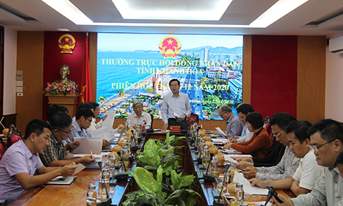 Phiên họp Thường trực HĐND tỉnh Khánh Hòa tháng 12-2020