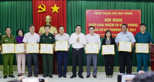 TP. Nha Trang triển khai nhiệm vụ quốc phòng, quân sự năm 2021