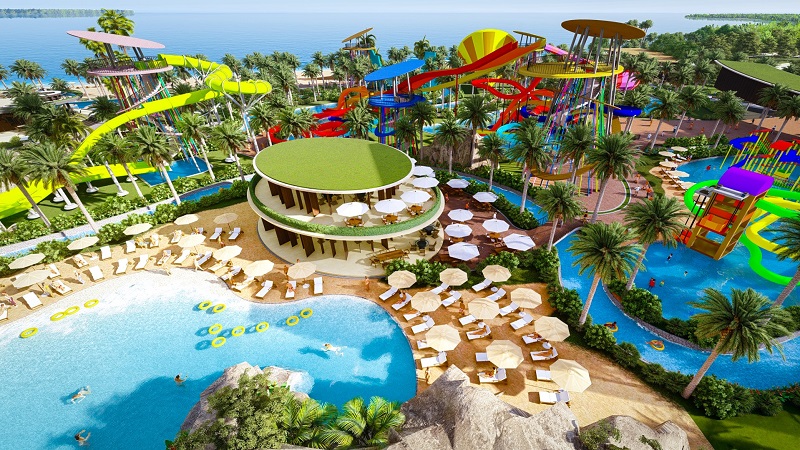  SunBay Park Hotel & Resort Phan Rang dành tới 60% không gian cho hệ thống tiện ích.