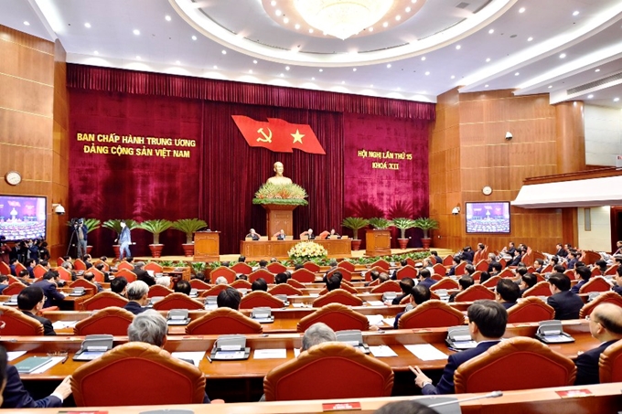 Bế mạc Hội nghị Trung ương 15 khóa XII