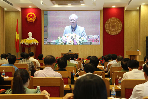 Hội nghị trực tuyến toàn quốc triển khai công tác bầu cử