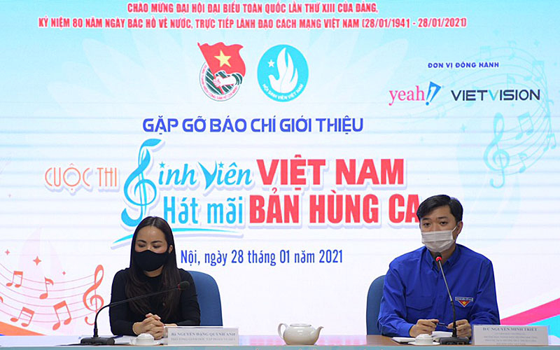 Tổ chức cuộc thi "Sinh viên Việt Nam - hát mãi bản hùng ca"