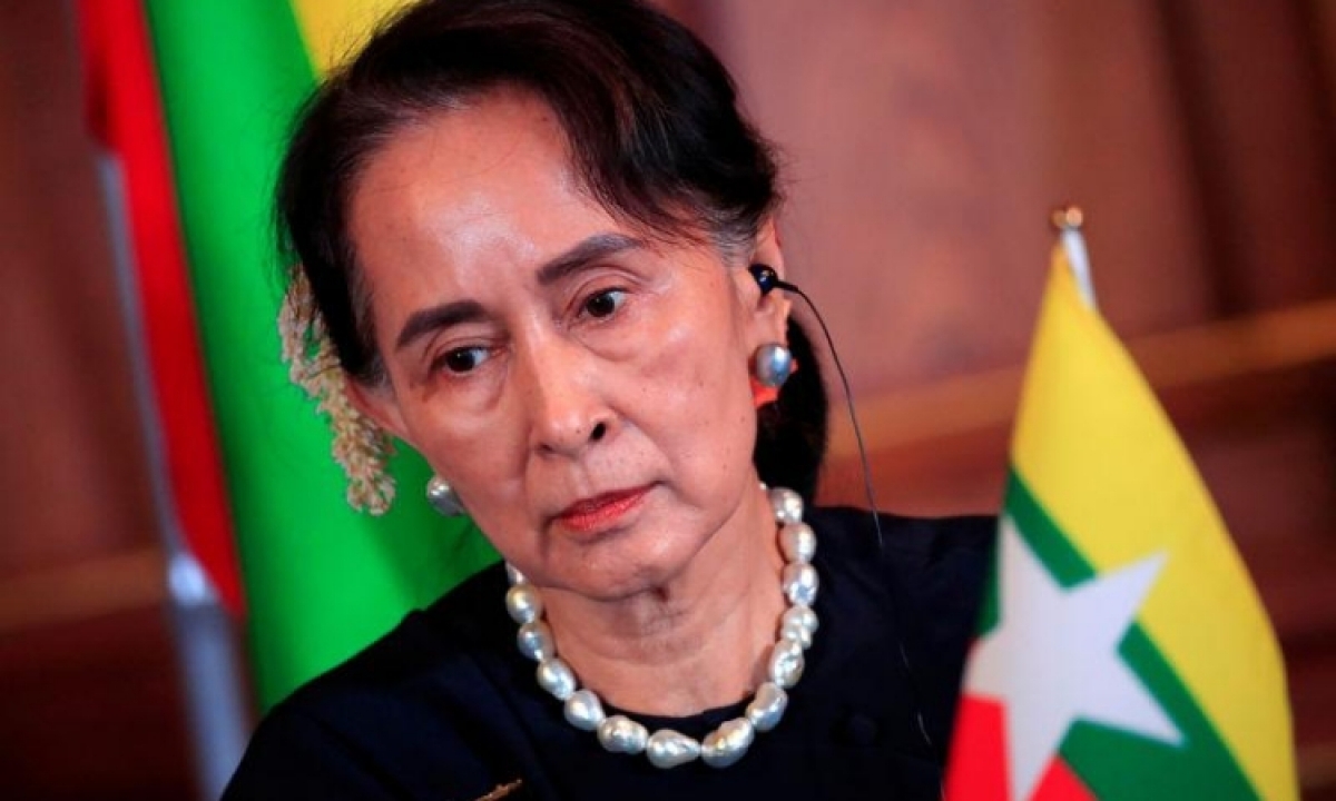 Cố vấn nhà nước Aung San Suu Kyi. Ảnh: Reuters