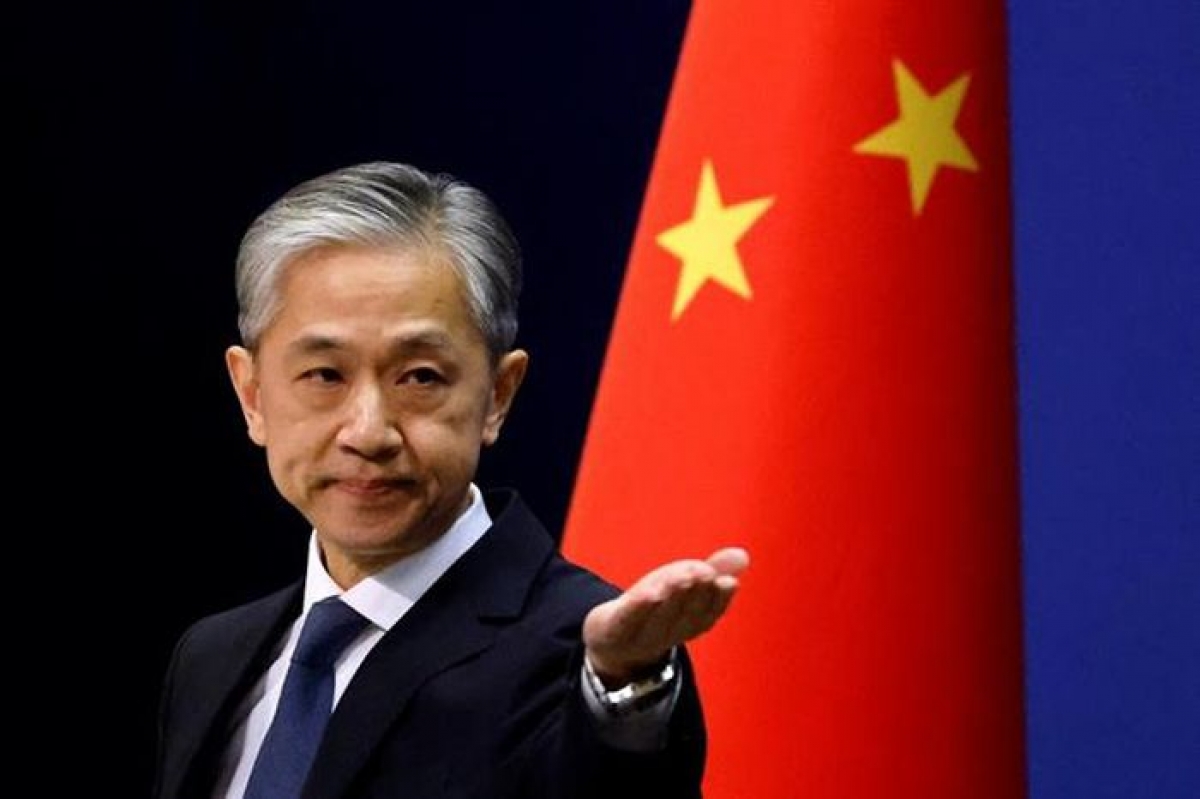Người phát ngôn Bộ Ngoại giao Trung Quốc Uông Văn Bân. (Ảnh: Reuters).