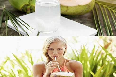 Nước dừa tốt cho sức khỏe, tuy nhiên không phải loại thực phẩm nào cũng có thể kết hợp với nước dừa. Ảnh minh họa.
