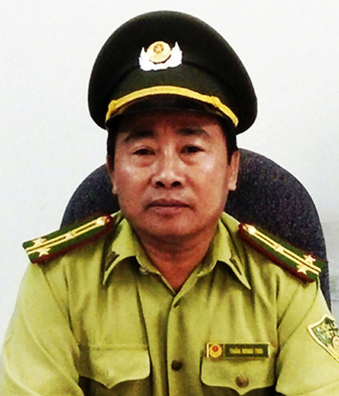 Ông Trần Minh Thu - Phó Chi cục trưởng Chi cục Kiểm lâm