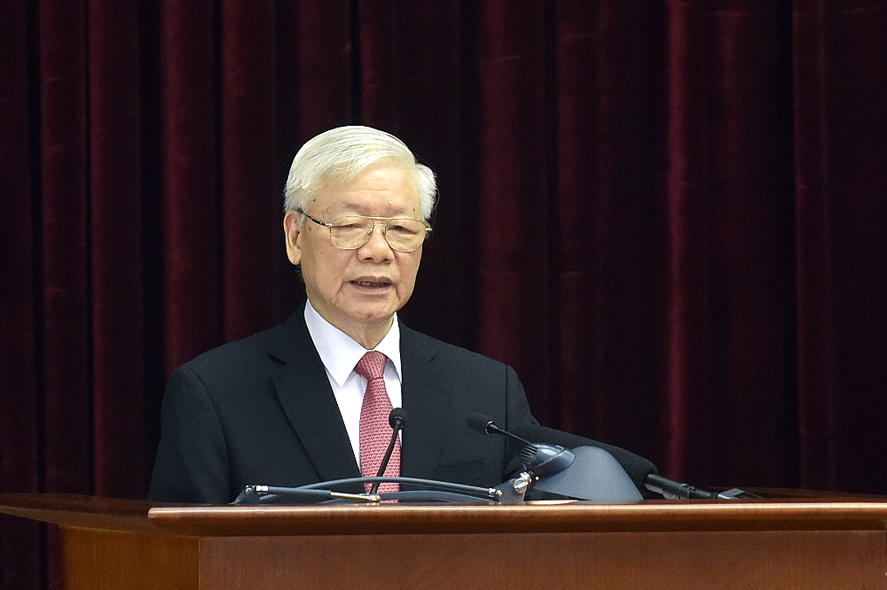 Tổng Bí thư, Chủ tịch nước Nguyễn Phú Trọng. Ảnh: VGP/Nhật Bắc