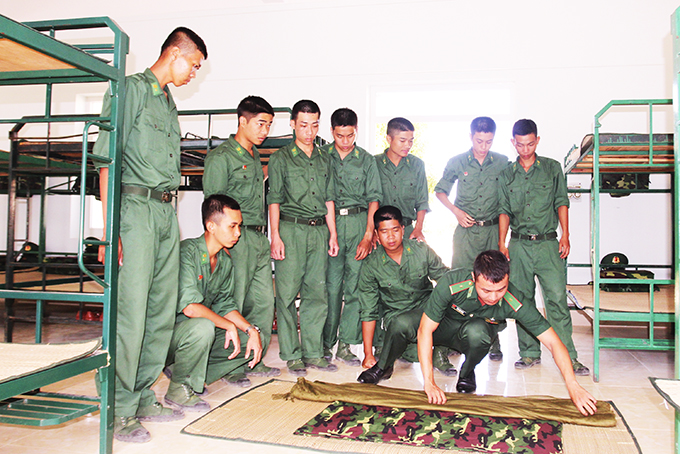 Hòa nhập với môi trường quân ngũ