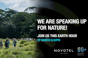 Khách sạn Novotel Nha Trang sẽ hưởng ứng sự kiện Giờ Trái Đất 2021 với nhiều hoạt động ý nghĩa