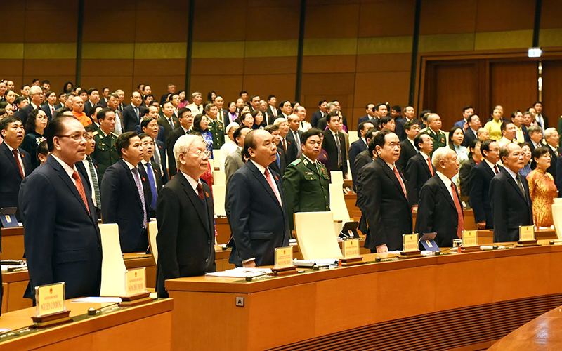 Khai mạc trọng thể kỳ họp cuối của nhiệm kỳ Quốc hội khóa XIV