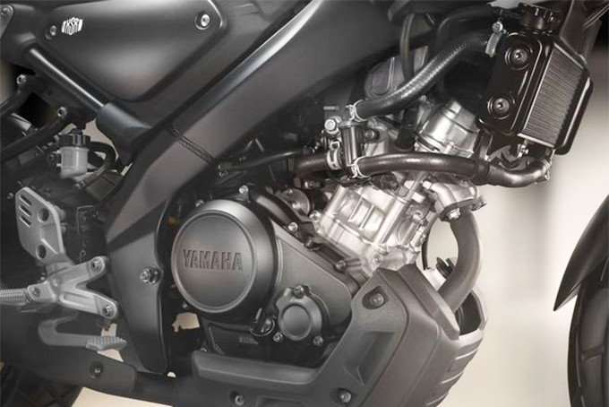  Yamaha XSR155 2021 vẫn dùng động cơ xi-lanh đơn, dung tích 155cc, tích hợp công nghệ van biến thiên VVA và hệ thống phun xăng điện tử FI