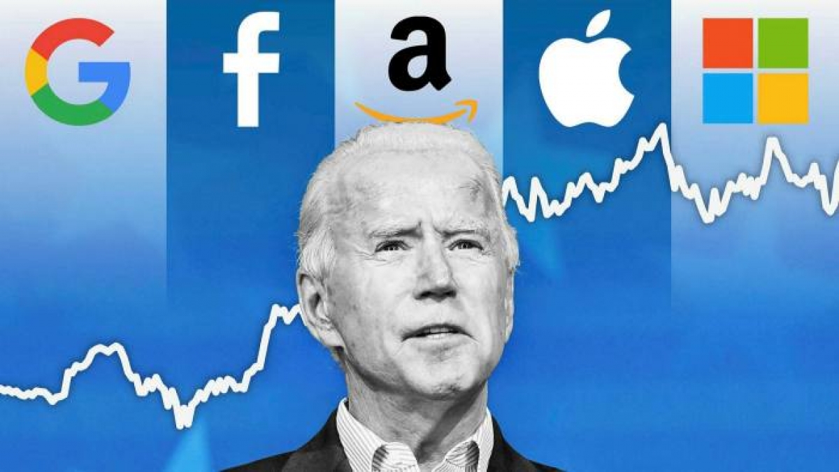 "Cuộc đấu đầu tiên" giữa Tổng thống Joe Biden và Bộ Tứ Big Tech