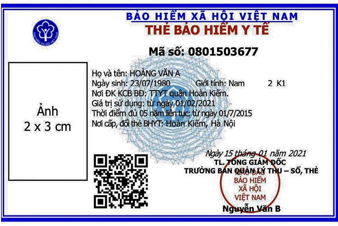 Chưa cấp toàn bộ mẫu thẻ bảo hiểm y tế mới