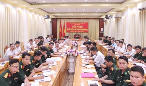 Hội nghị trực tuyến tập huấn nghiệp vụ báo cáo viên toàn quân năm 2021