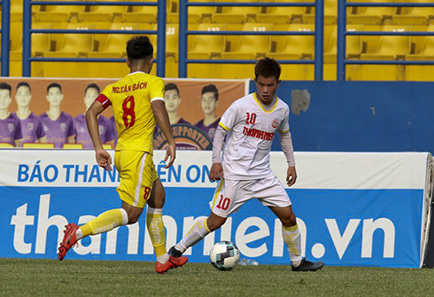 Trận đấu giữa Hoàng Anh Gia Lai và Sông Lam Nghệ An (nguồn:VFF)