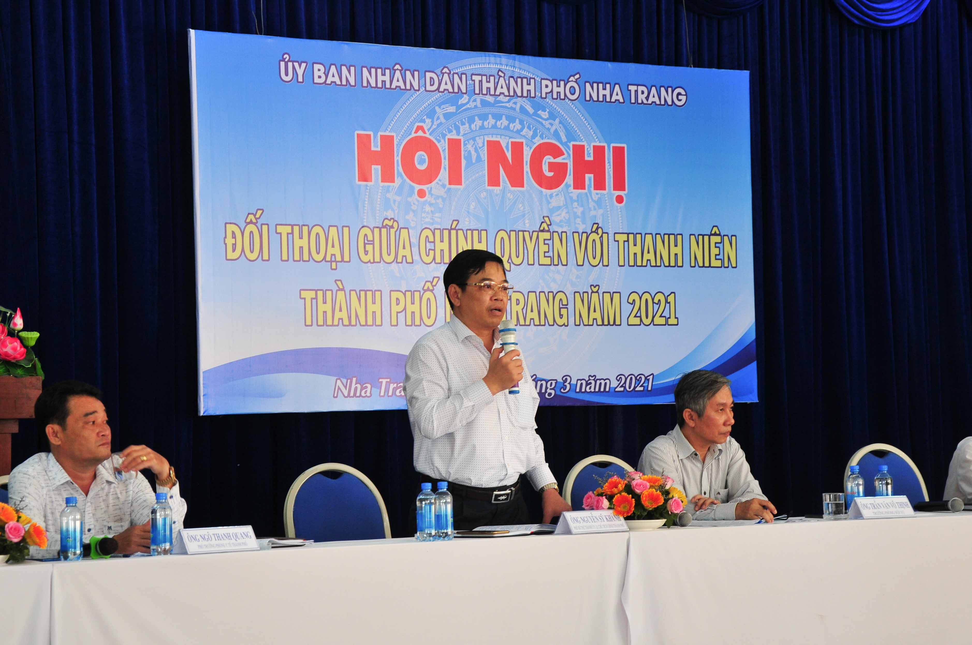 Lãnh đạo TP. Nha Trang giải đáp các thắc mắc, kiến nghị của thanh niên