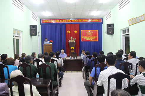 Lấy ý kiến cử tri nơi cư trú đối với người ứng cử đại biểu HĐND các cấp