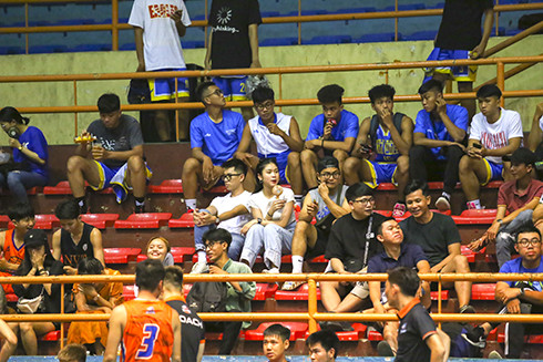 Spectators at Khanh Hoa Provincial Sports Arena