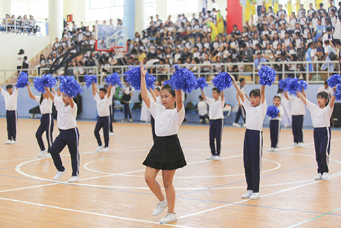 Aerobic performance at opening ceremony 