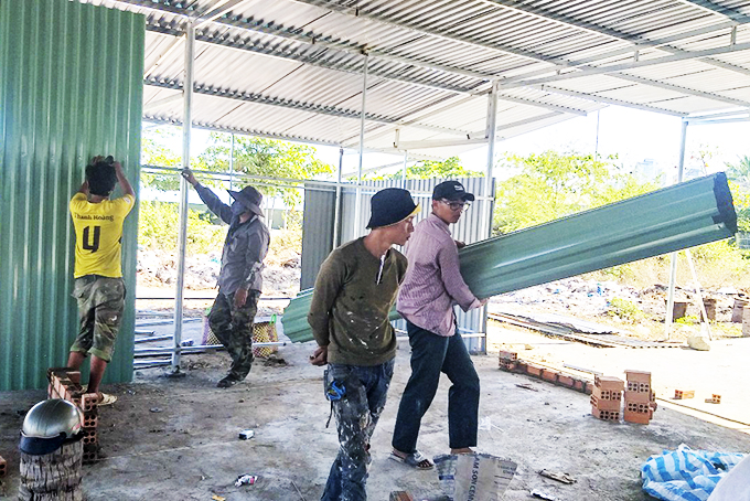 Tháo dỡ công trình xây dựng trái phép