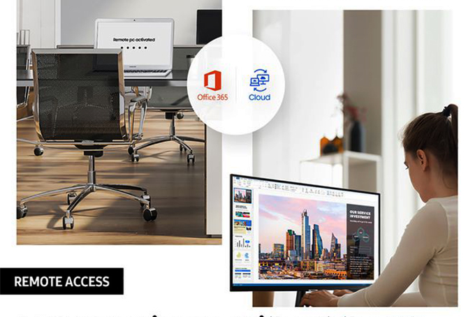 Học và làm từ xa không còn trở ngại với màn hình thông minh thế hệ mới